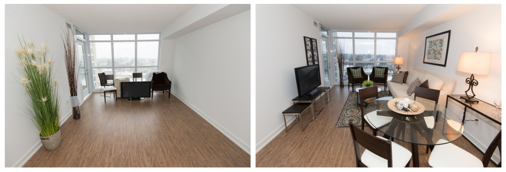 living dining before and after 2
